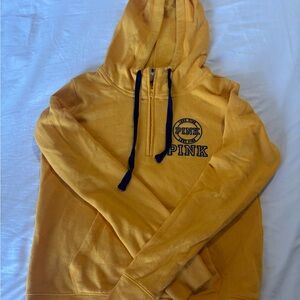 PINK Victoria's Secret Yellow Hoodie Sweater Limited Edition